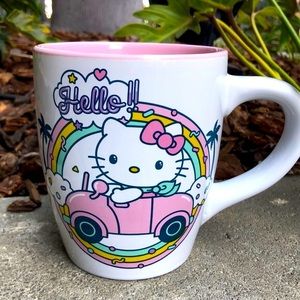 Oversized Sanrio HELLO KITTY Mug [Hello Kitty Car]
